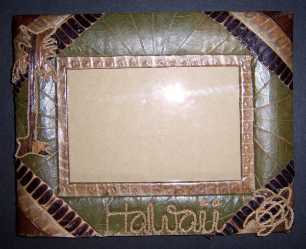 Palm and Turtle Leaf Frame