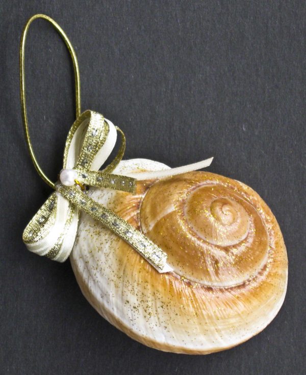 Snail Shell Christmas Ornament